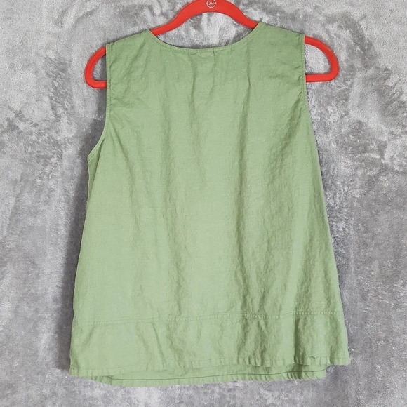 NAPA VALLEY petite green tank top - Picture 2 of 10